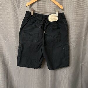 Levi's Kids Black Cargo Shorts